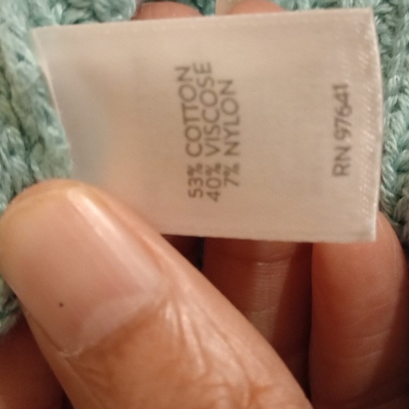 Mint Green Knit Blend Sweater - Picture 6 of 6